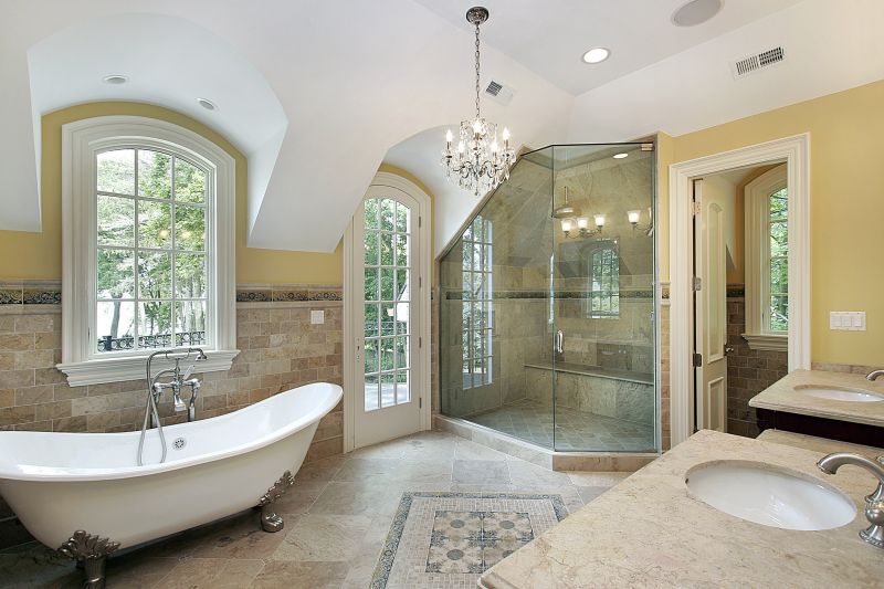 Elegant Bathtub Installation