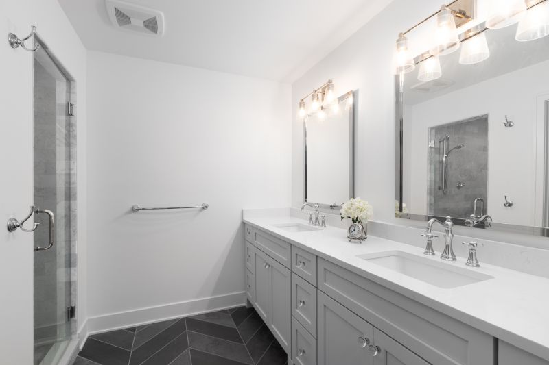 Floating Vanities and Open Shelving